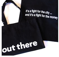 “out there“ Tote Bag