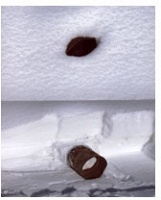 Snow Shoveling / Before & After Fridge Magnets