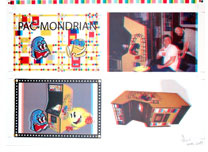 Pac-Mondrian : Glitch Print