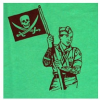 Daryl Vocat: Take part in a world of brotherhood (Skull flag) -T-Shirt