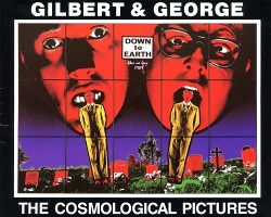 Gilbert &amp; George “The Cosmological Pictures“, Palac Sztuki, Krakow, Poland, 1991 exhibition&#160;postcard