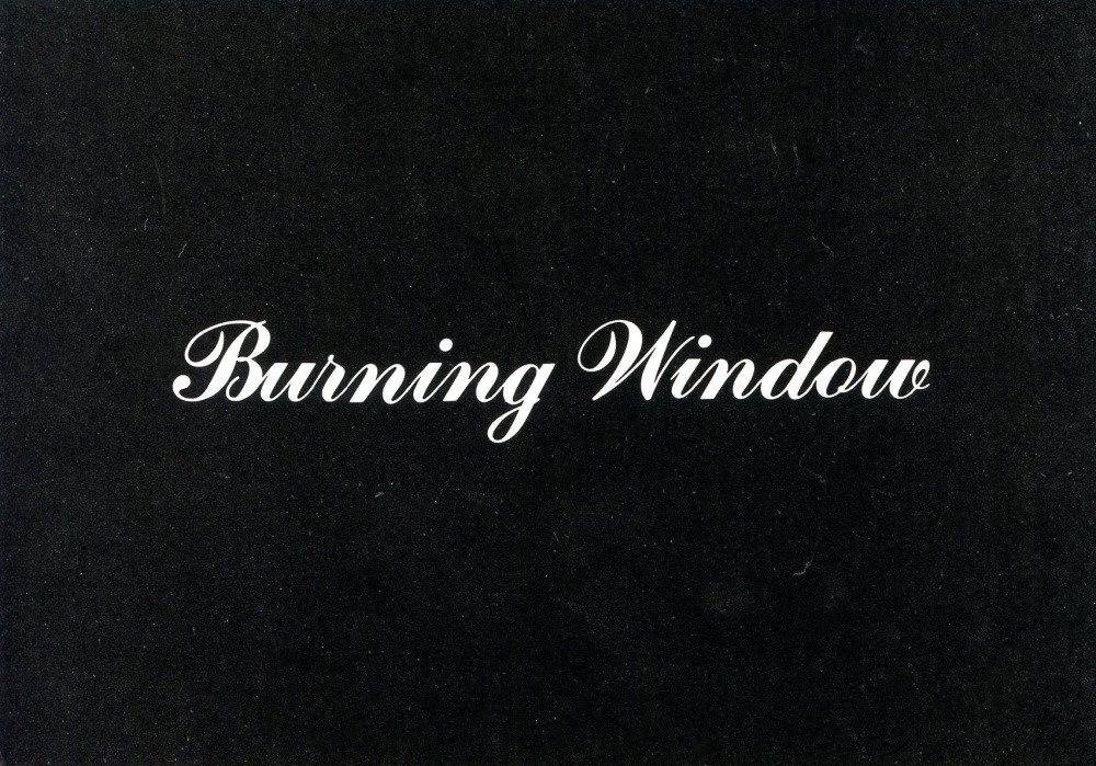 Jack Goldstein “Burning Window“ Postcard