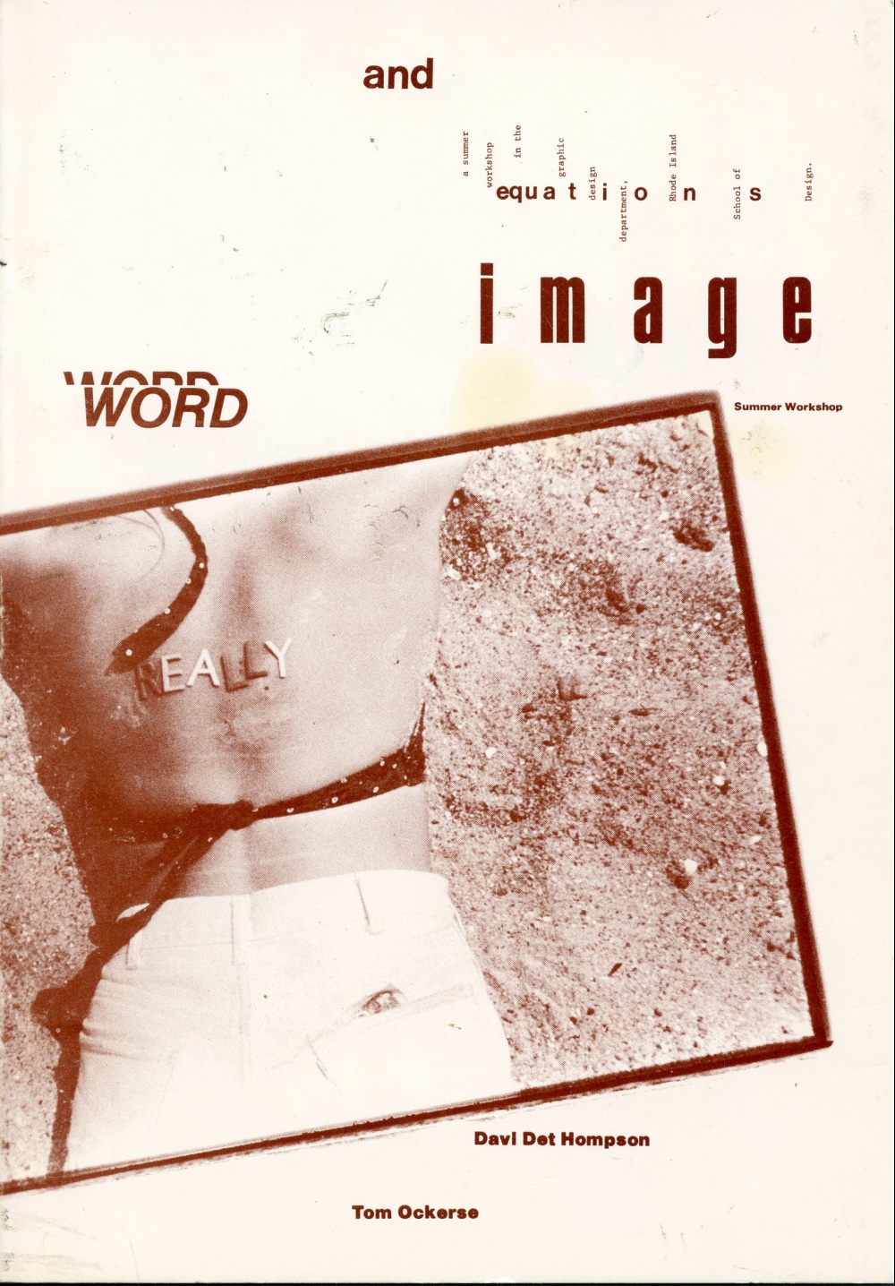 Word and Image Equations: a Summer Workshop in the Graphic Desig