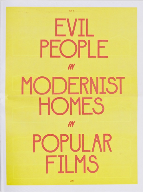 Evil People in Modernist Homes in Popular Films