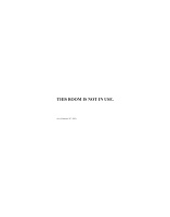 Geoffrey Farmer: THIS ROOM IS NOT IN USE. (As of October 24th, 2013) -&#160;unframed