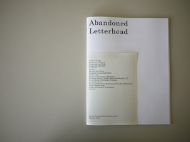 Maia Asshaq and Danielle Aubert: Center for Abandoned Letterhead&#160;Catalogue