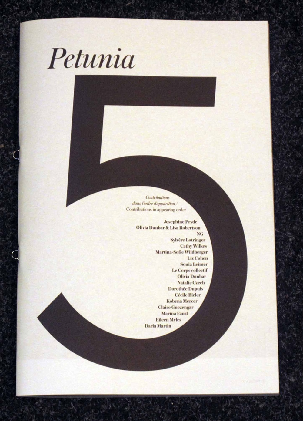 Petunia #5: The Family Issue