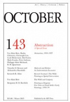 October 143- Abstraction: A Special&#160;Issue