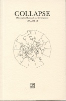 Collapse Volume VI: Geo/Philosophy