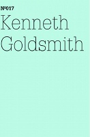 Kenneth Goldsmith: Letter to Bettina Funcke