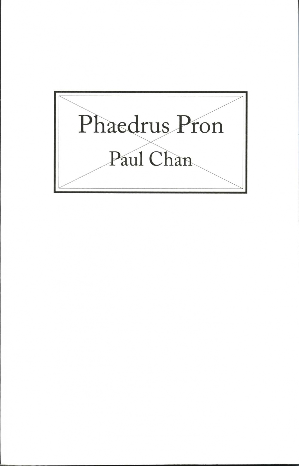 Phaedrus Pron