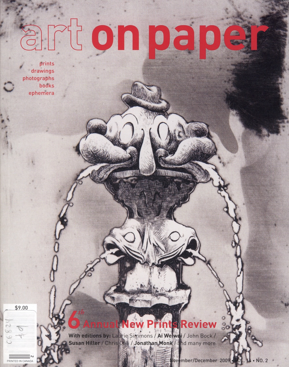 Art on Paper, November/December 2009